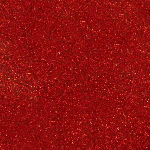 Siser Glitter HTV 12  Heat Transfer Vinyl - Red