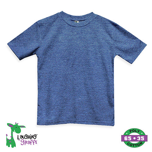 Heather Denim Toddler T-shirts – 65% Polyester 35% Cotton Blend Small