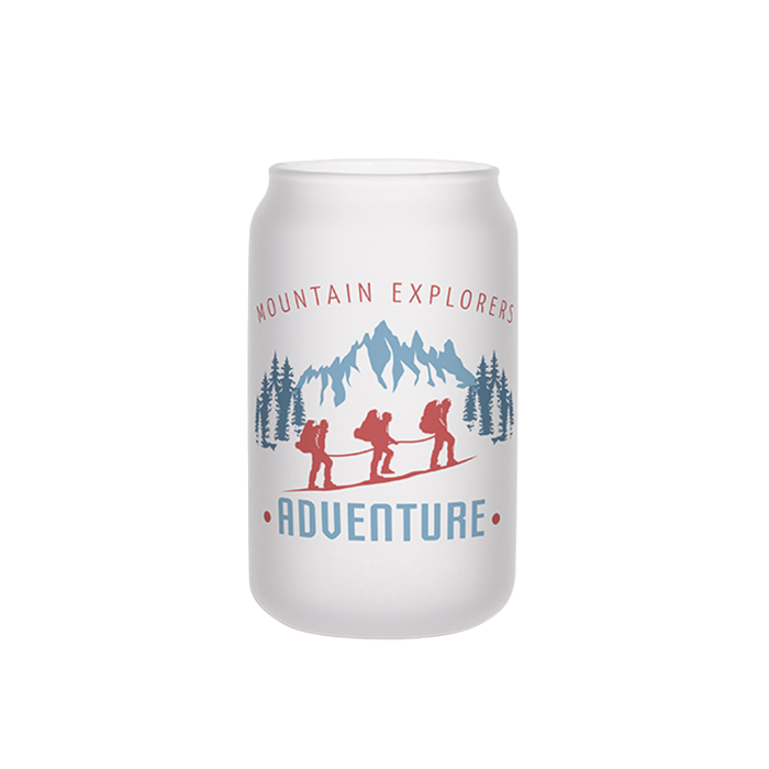 Frosted Libbey Glass Cans | Sublimation Beer Cans