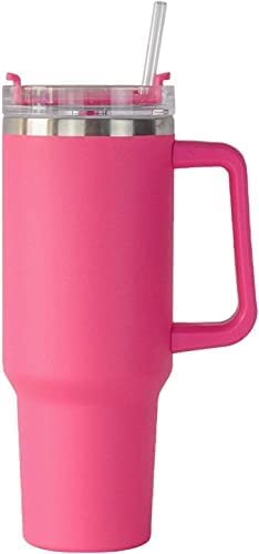 $9.97 stanley 40 oz tumbler with handle Dupe : r/BestTemuAppFinds