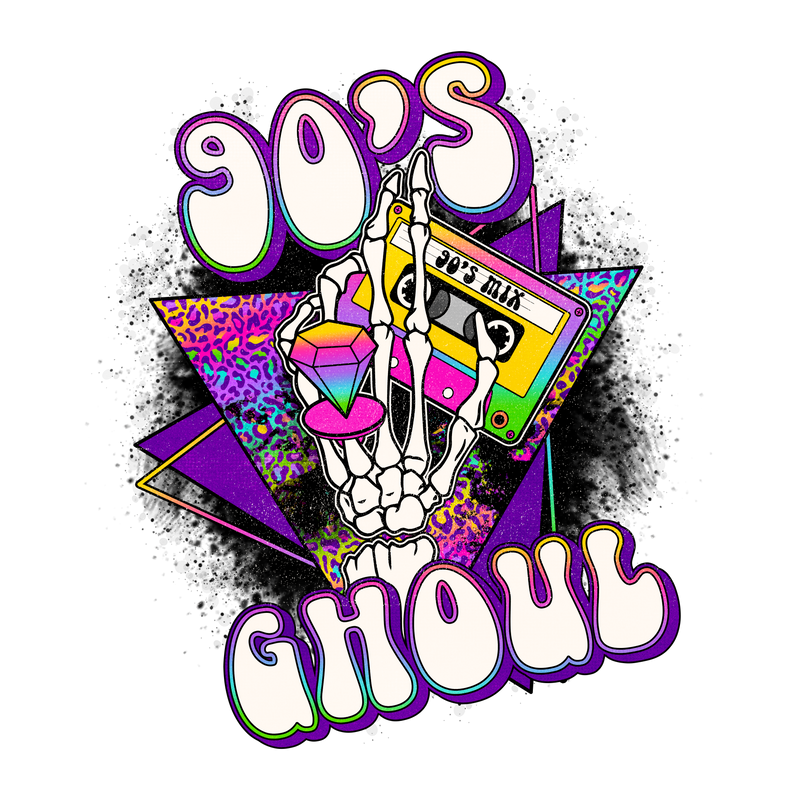 Direct to Film Transfer - 90's Ghoul