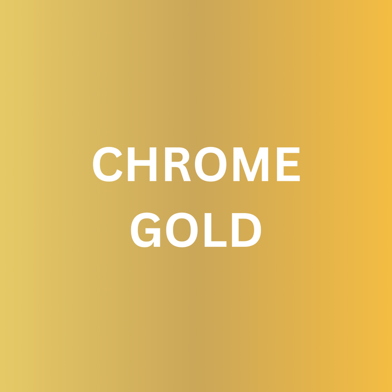 3D Super Puff Heat Transfer Vinyl - Chrome Gold