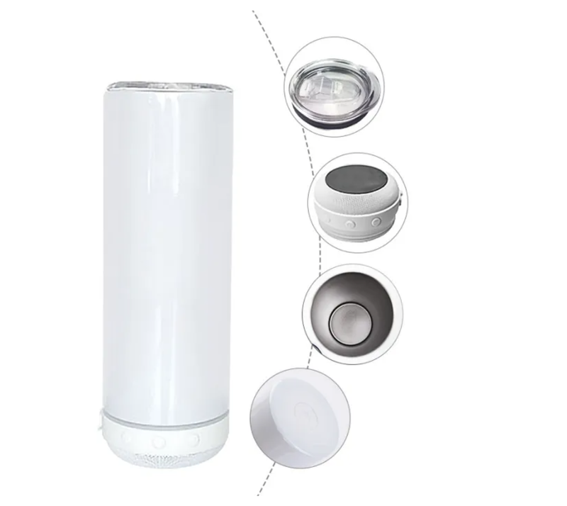 Sublimation Bluetooth Speaker Tumbler 20 oz | Sublimation Tumbler