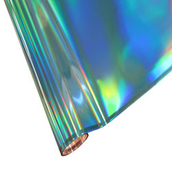 Laser Foils 12" StarCraft Electra Foil -  Aqua Rainbow Holographic