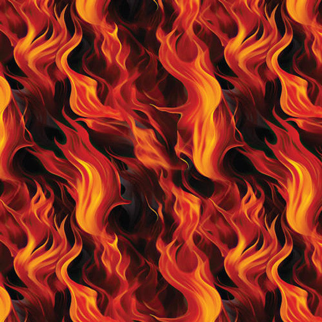 Patterned Heat Transfer Flaming Hot 12