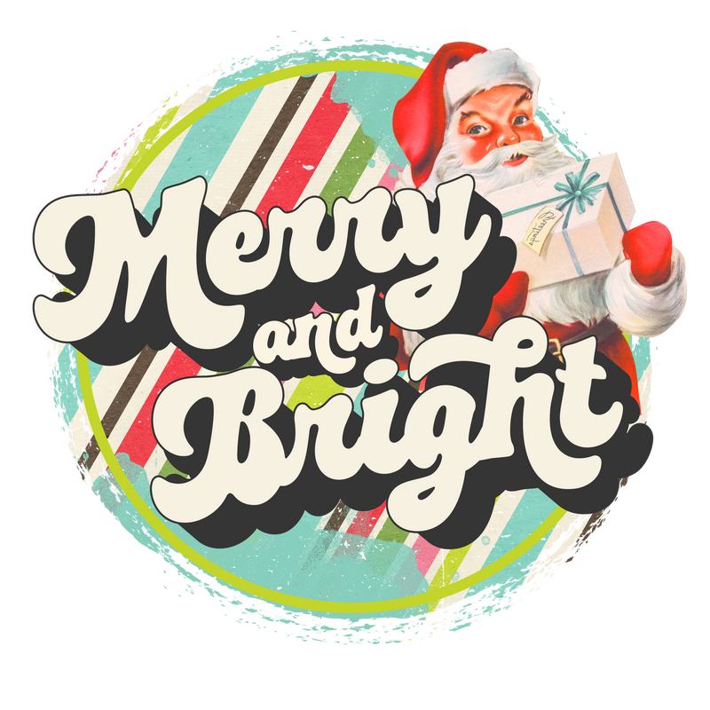 Direct to Film Transfer - Merry & Bright