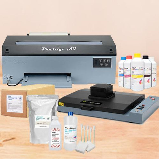 Prestige A4 DTF Printer & Curing Oven Bundle | DTF Printer