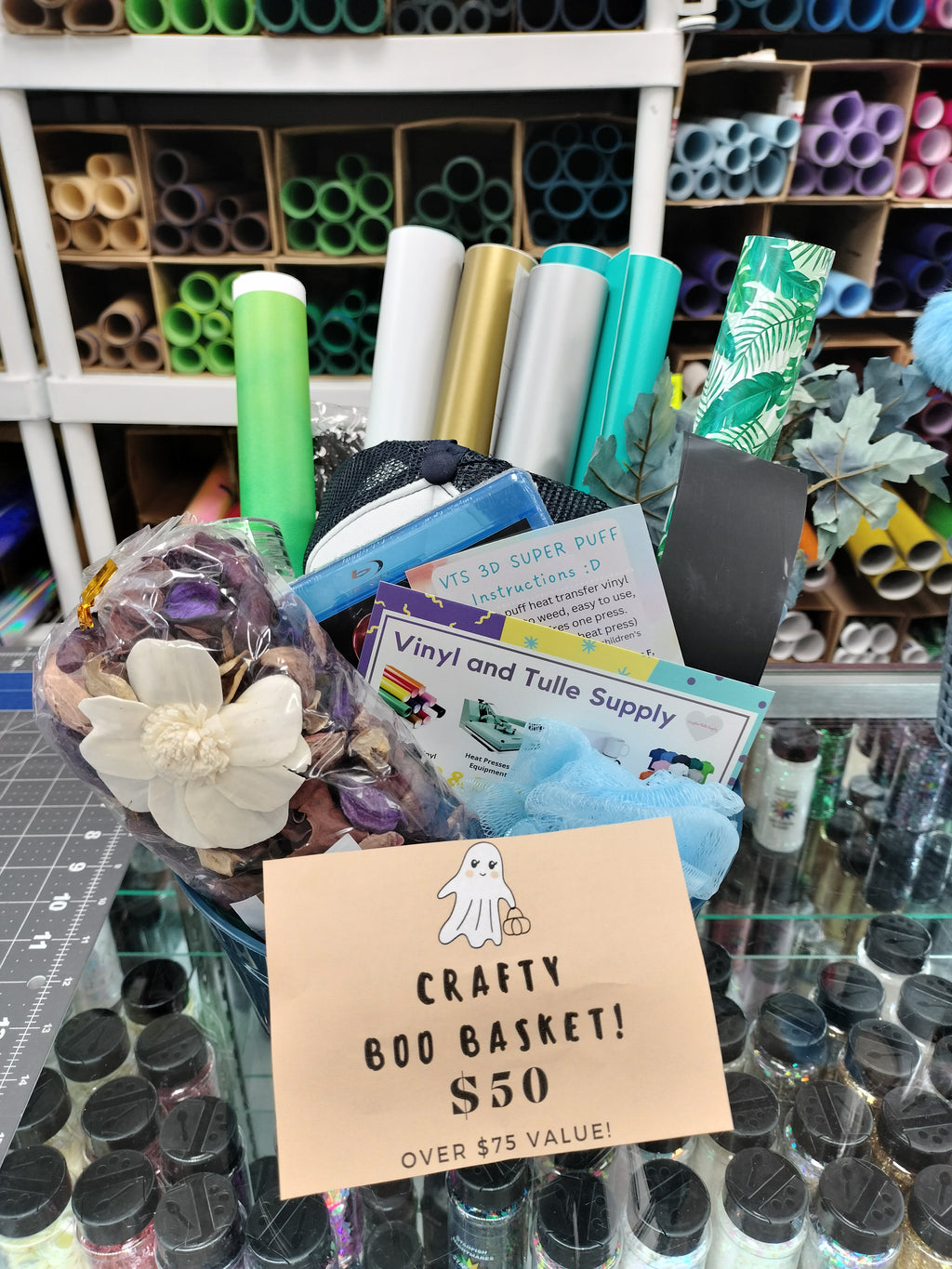 Crafty Baskets | Crafty Boo Basket | Crafty Friend Basket | Gift Baske