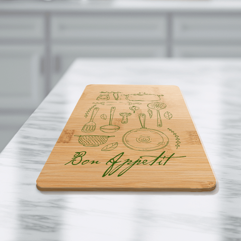 Bamboo Cutting Board 5.9" X 7.87" | Sublimation Blanks