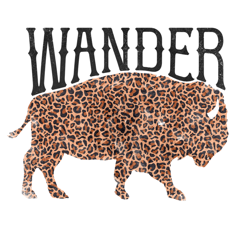 Direct to Film Transfer - Wander Buffalo