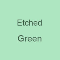 Green Etch Permanent Adhesive Vinyl