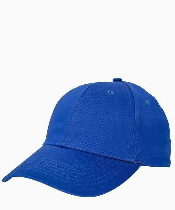 Royal Blue Unisex 6-Panel Structured Twill Cap