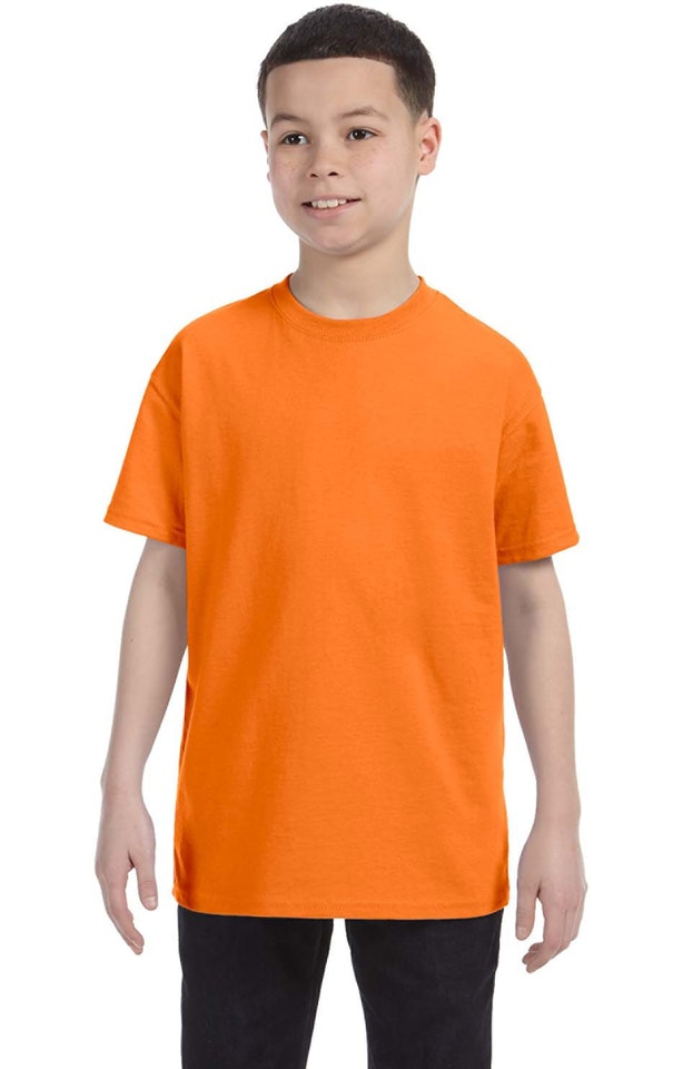 Safety Orange Youth Unisex Heavy Cotton™ 5.3 oz. T-Shirt