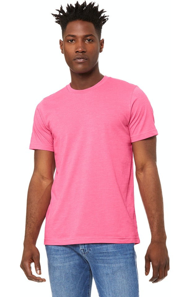 Heather Charity Pink Bella + Canva Unisex CVC T-Shirt