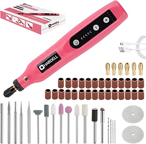 Mini Pink Cordless Rotary Tool - Mini Drill and Sander