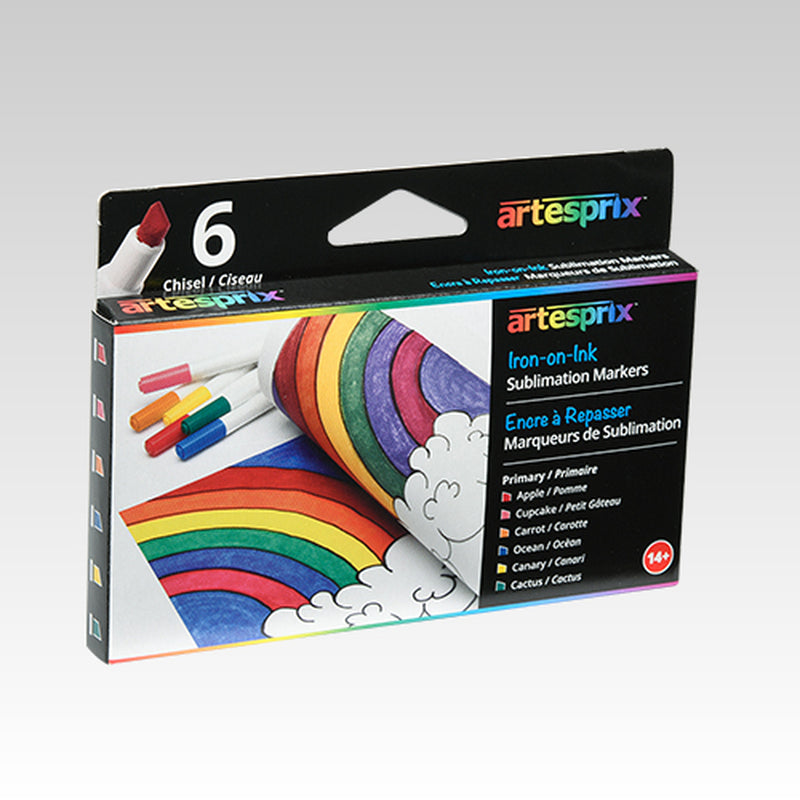 Artesprix Sublimation Markers - Primary Colors