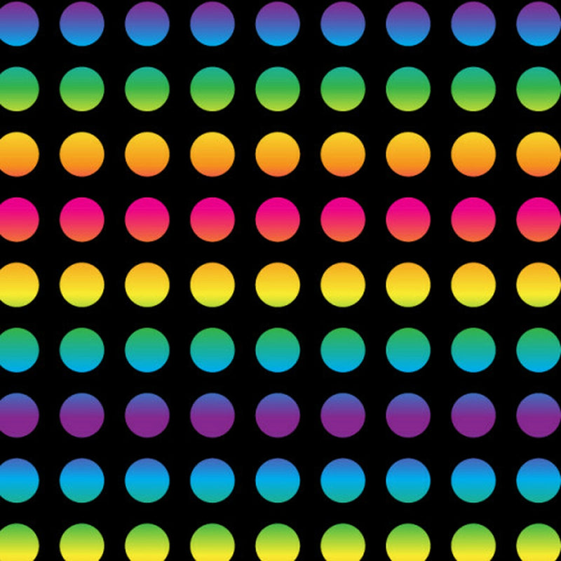 Rainbow Polka Dots 12" Pattern Heat Transfer Vinyl / Siser Easy Patterns / Printed HTV