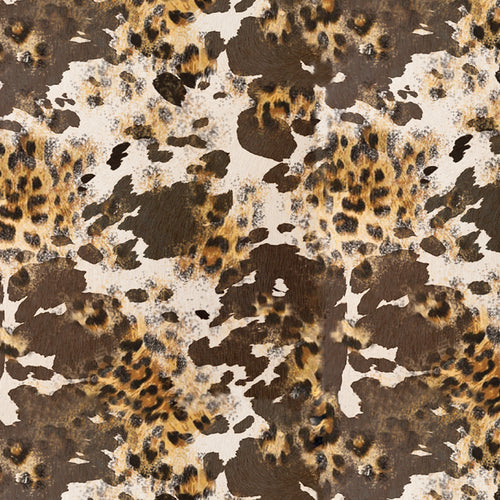 Printed Pattern Heat Transfer Vinyl - Leopard Cow Hyde