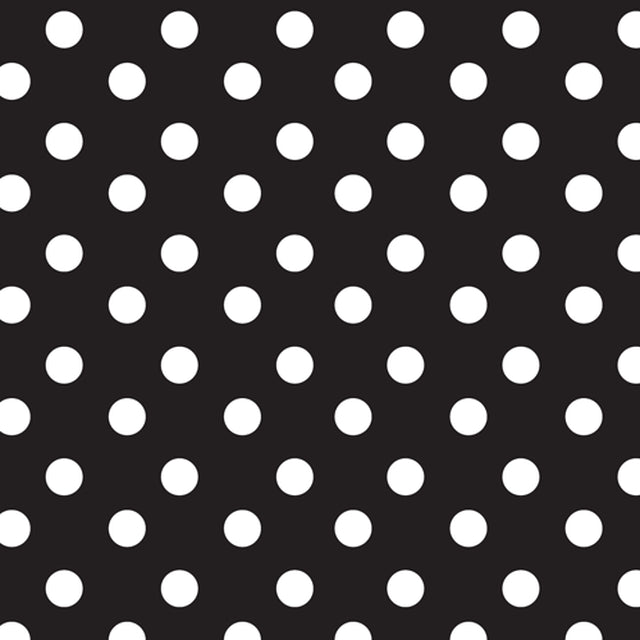 Black and White Polka Dots 12" Pattern Heat Transfer Vinyl / Siser Easy Patterns / Printed HTV