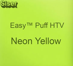 Siser Easy Puff 12" HTV - Neon Yellow