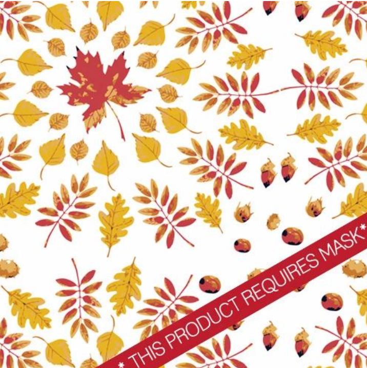 Fall Leaves 12" Pattern Heat Transfer Vinyl / Siser Easy Patterns / Printed HTV