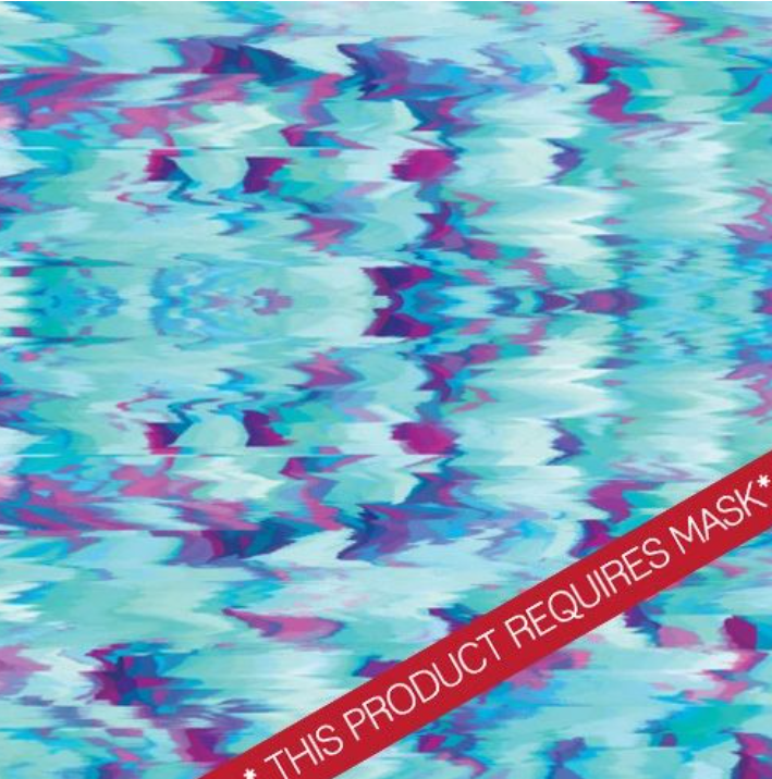 Printed Pattern Heat Transfer Vinyl - Mermaid Smear
