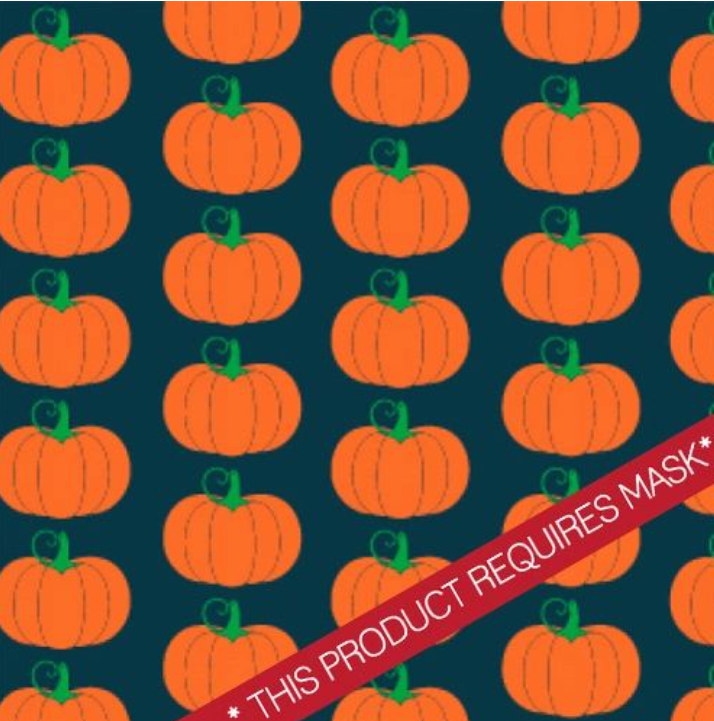 Pumpkins 12" Pattern Heat Transfer Vinyl / Siser Easy Patterns / Printed HTV