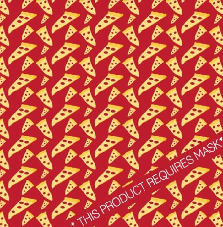 Pizza Party 12" Pattern Heat Transfer Vinyl / Siser Easy Patterns / Printed HTV