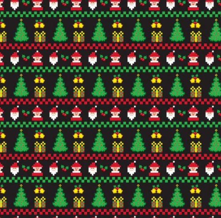 Ugly Christmas Sweater 12" Pattern Heat Transfer Vinyl / Siser Easy Patterns / Printed HTV