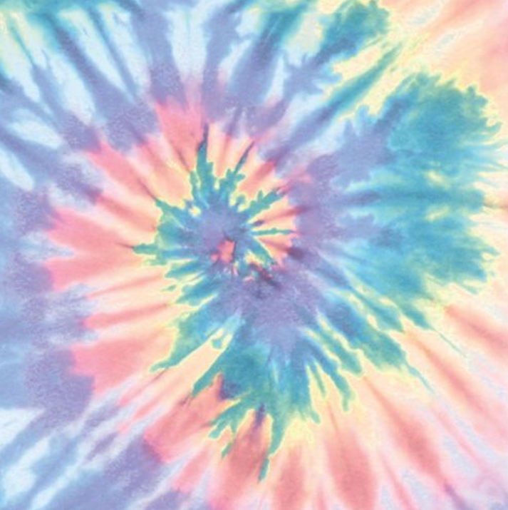 Printed Adhesive Vinyl | Pattern Permanent Vinyl - Pastel Tie Die