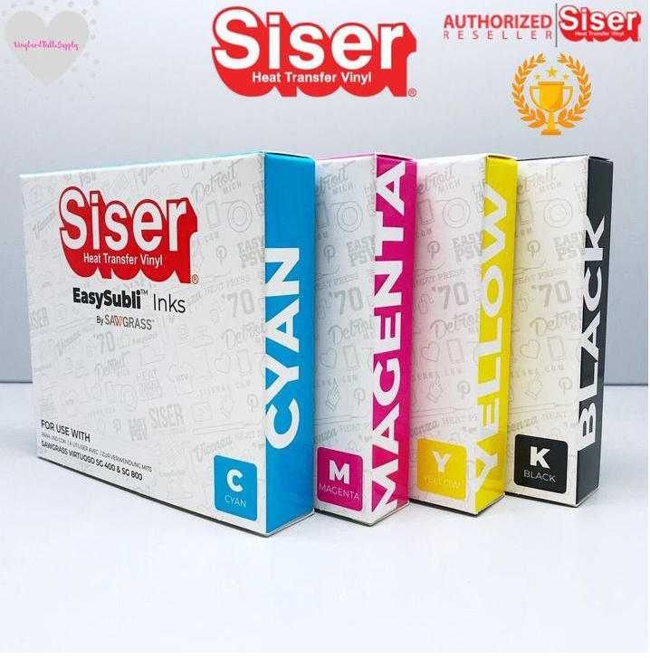 Siser Easy Subli Ink - SG400/SG800 - 29ml / Siser Sawgrass Ink / Subli Ink / cyan / yellow / magenta