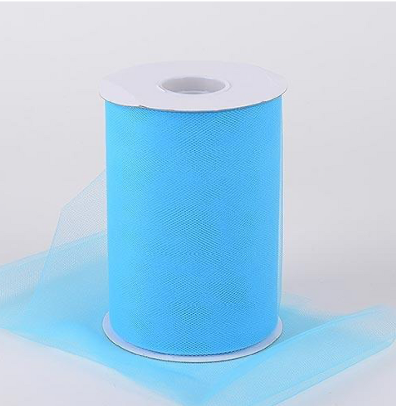 6" x 100 yard Tulle - Turquoise