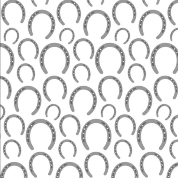 Printed Pattern Heat Transfer Vinyl - Horse Shoes