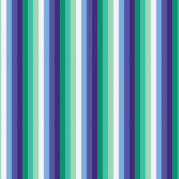 Patterned Heat Transfer Vinyl - Blue Stripes