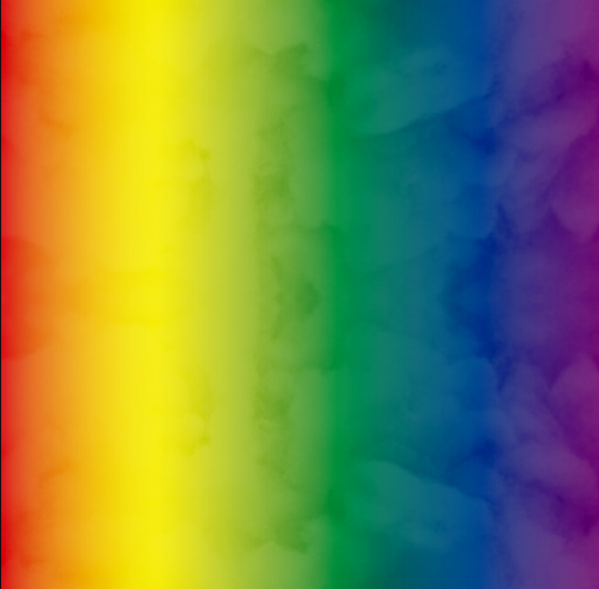 Printed Pattern Heat Transfer Vinyl - Rainbow Ombre