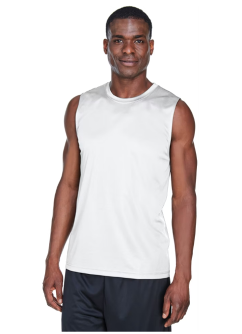 White Sublimation Tank Top – 100% Polyester
