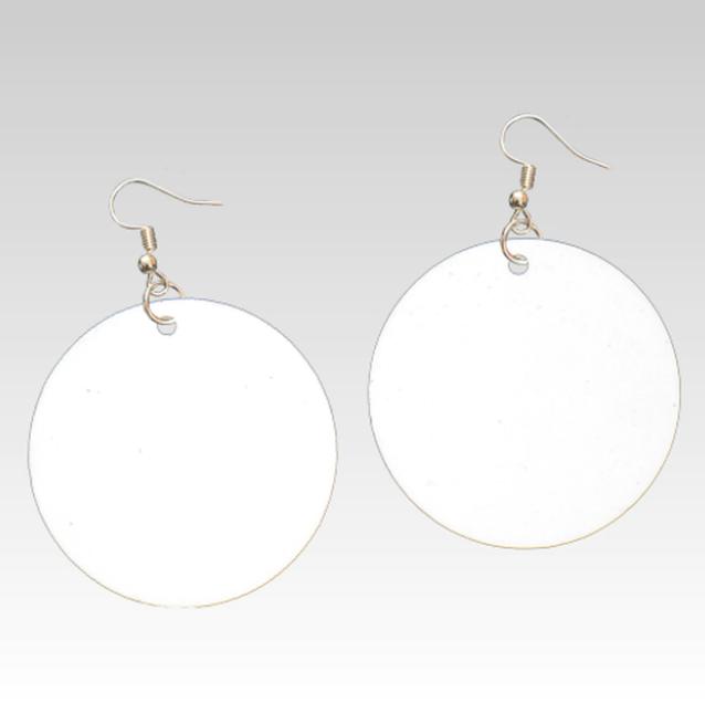 Sublimation Round Earrings