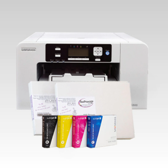 Sawgrass Sublimation SG500 Printer with Starter Install Kit and TexPrint Paper 8.5x11 and 8.5x14