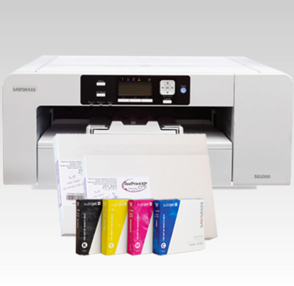 Sawgrass Sublimation SG1000 Printer with Standard Install Kit and TexPrint Paper 8.5x14 and 11x17