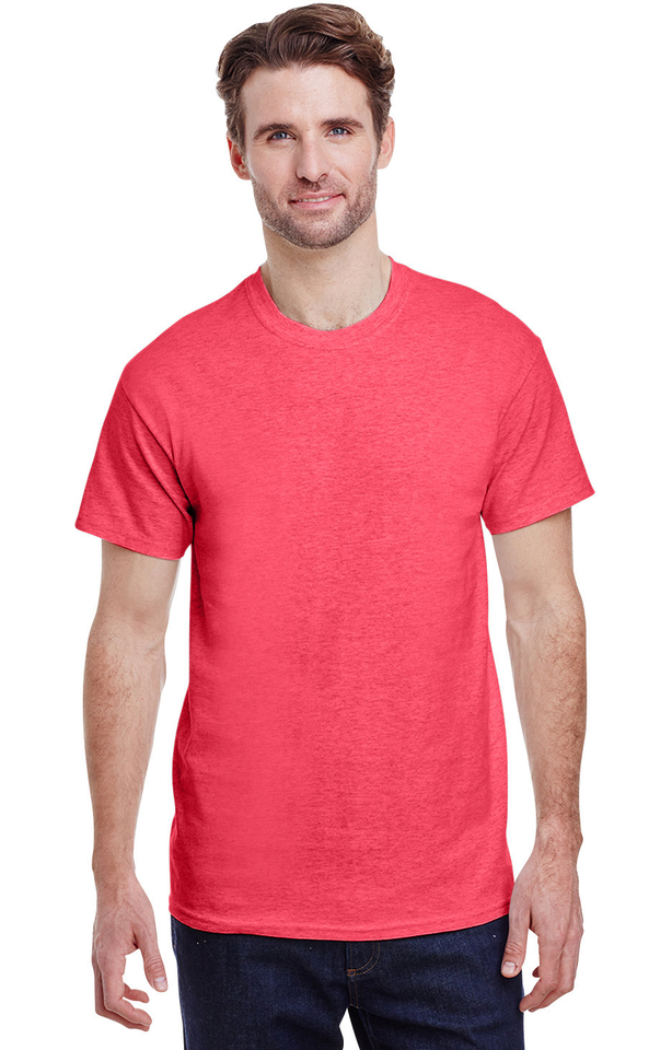 Heather Red Gildan Adult Unisex Heavy Cotton™ 5.3 oz. T-Shirt