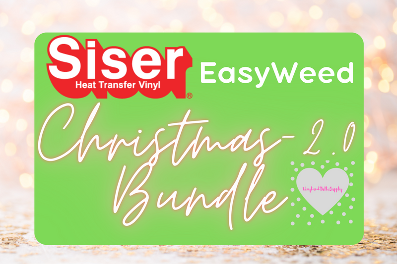 Siser EasyWeed 7 Pack HTV 12" x 12" - Christmas Bundle 2.0 | Heat Transfer Vinyl