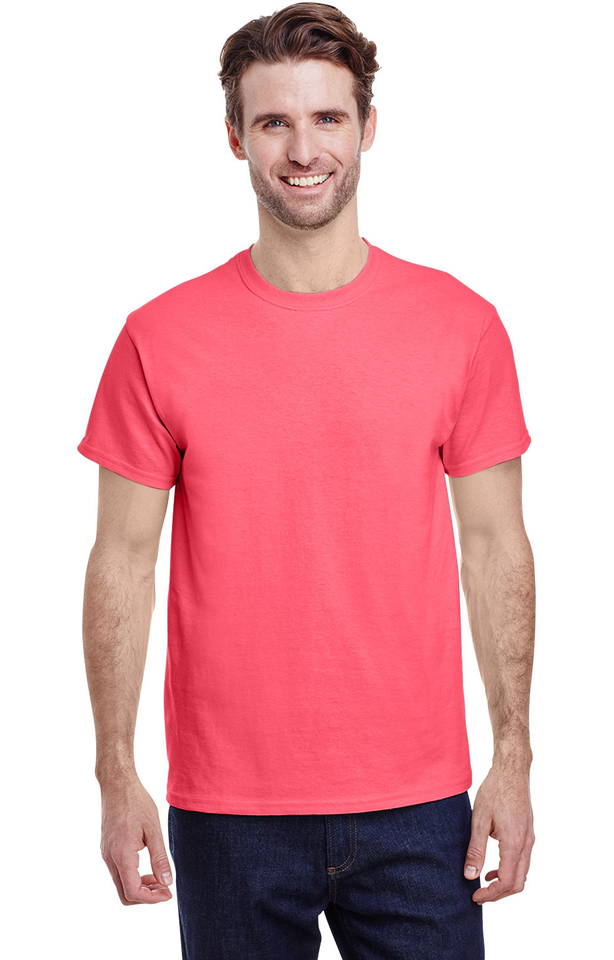 Coral Silk Gildan Adult Unisex Heavy Cotton™ 5.3 oz. T-Shirt