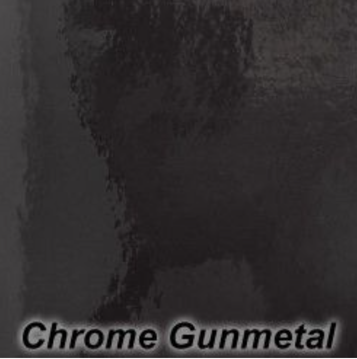 Chrome Gunmetal | Adhesive Permanent Vinyl | Foil Vinyl
