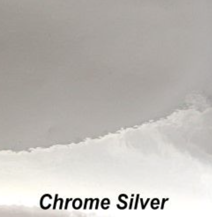 Chrome Silver | Adhesive Permanent Vinyl | Foil Vinyl