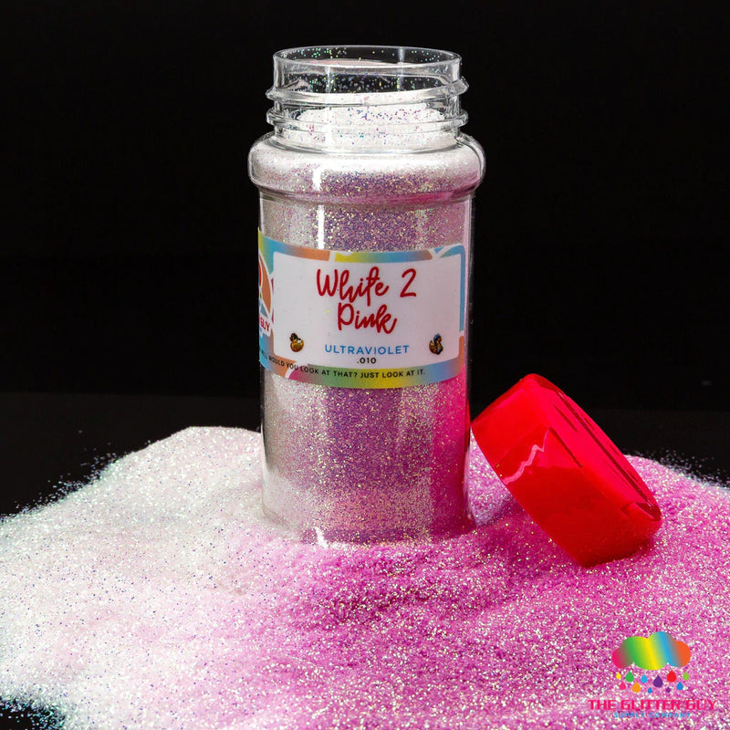 White 2 Pink - The Glitter Guy - Color Changing Glitter