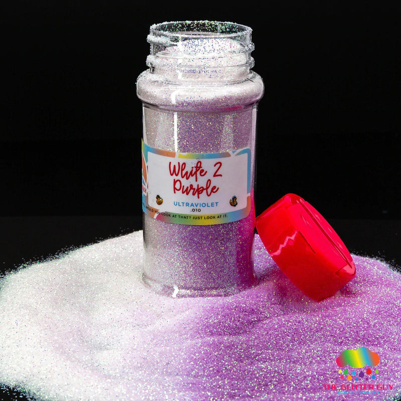 White 2 Purple - The Glitter Guy - Color Changing Glitter