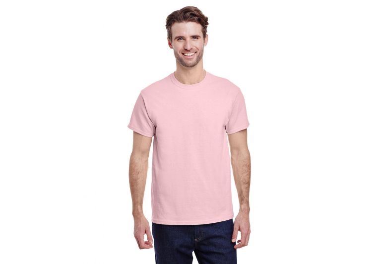 Light Pink Gildan Adult Unisex Heavy Cotton™ 5.3 oz. T-Shirt