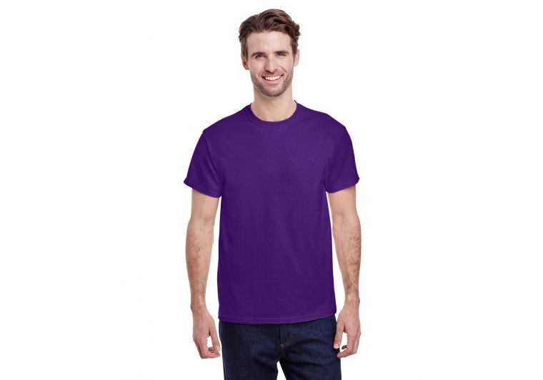 Purple Gildan Adult Unisex Heavy Cotton™ 5.3 oz. T-Shirt