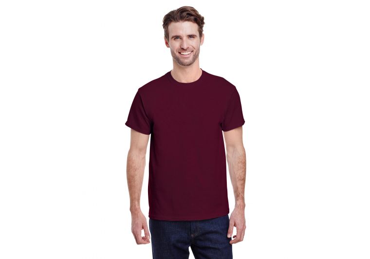 Maroon Gildan Adult Unisex Heavy Cotton™ 5.3 oz. T-Shirt