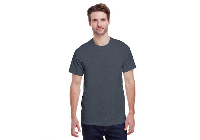Dark Heather Gildan Adult Unisex Heavy Cotton™ 5.3 oz. T-Shirt